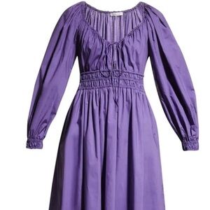 Rebecca Taylor Vibrant Purple Maxi Dress
